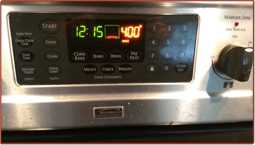 Preheat to 400F