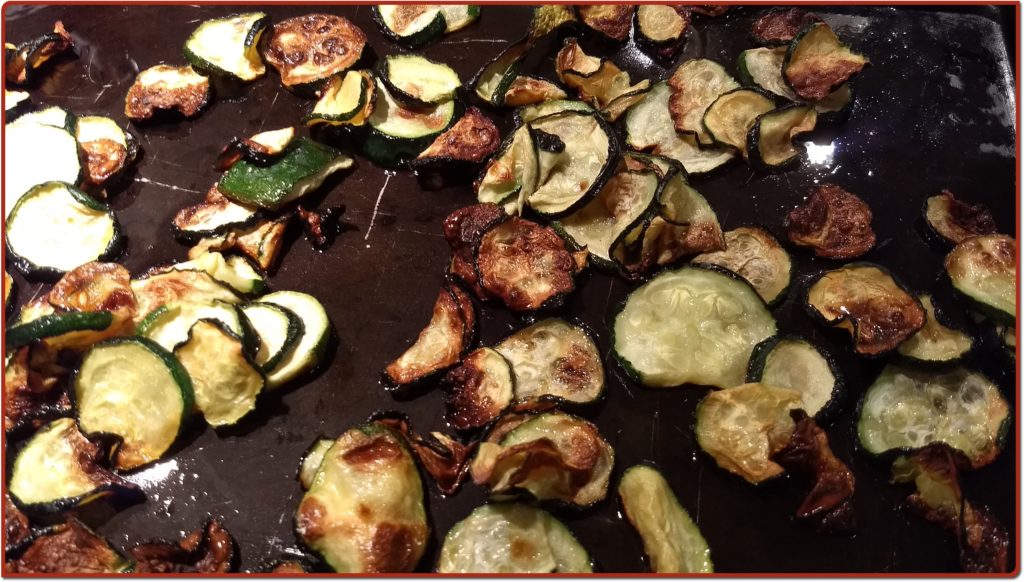 crispy baked zucchini slices