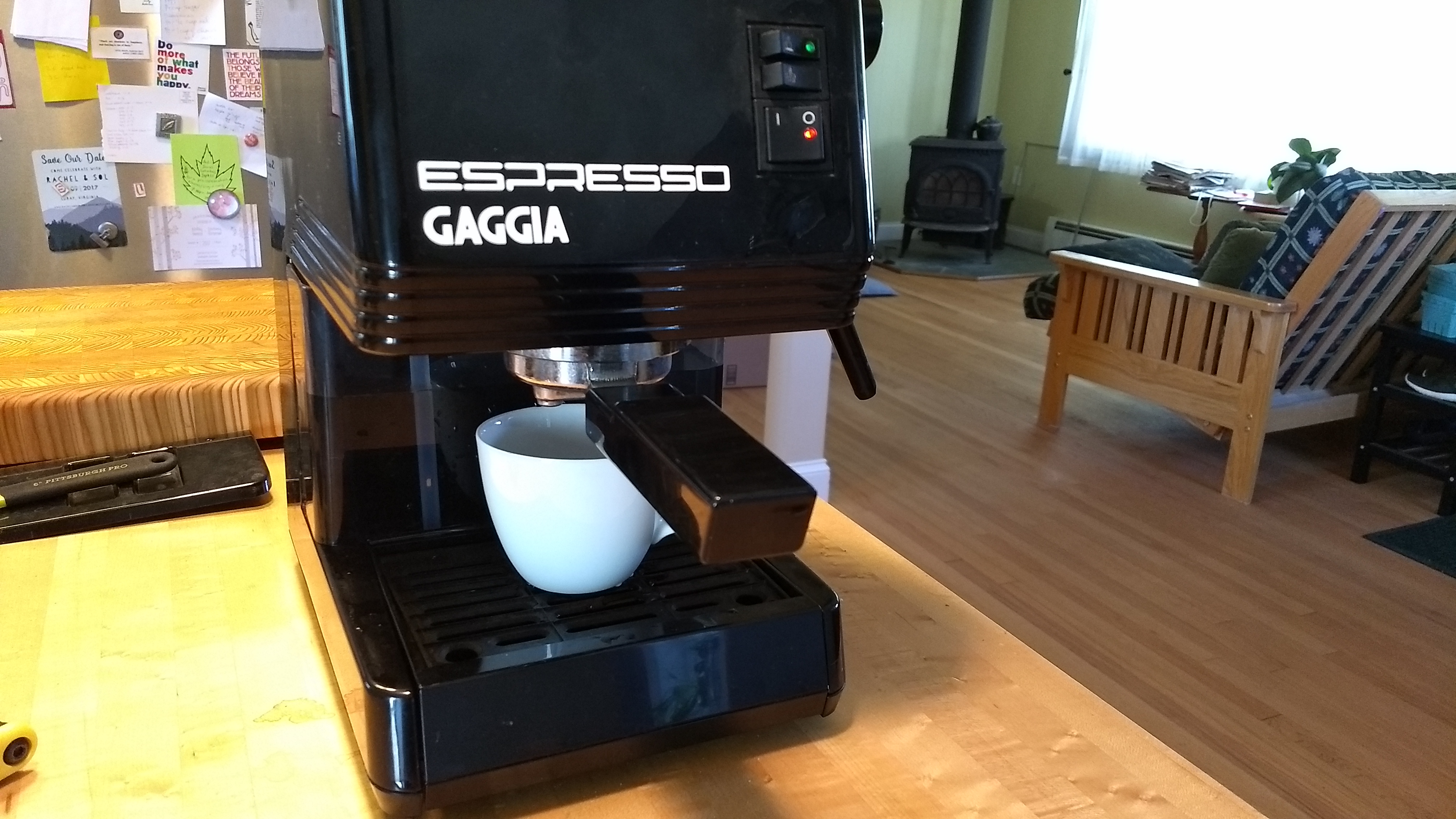 Espresso Machine Concept in Wood - Make